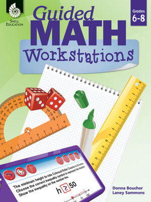 cover image of Guided Math Workstations Grades 6-8